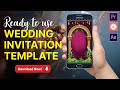 Wedding Invitation |  Project for Premiere Pro | Free to use  | Easy to Use