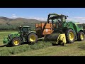 John Deere 9800 on the Silage with Cab Ride.