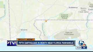 5th earthquake strikes near Alabama-Florida state line