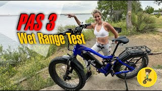 ❤️ E-CELLS FIVE STAR eBike - REAL WORLD RANGE TEST on PAS 3!❤️