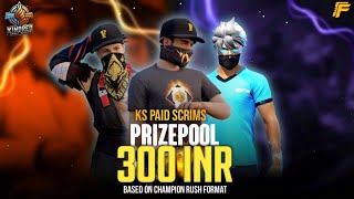 KS PAID SCRIMS 9 PM ||  FREE FIRE ESPORTS NEW RULES AND FORMATS 💥💥