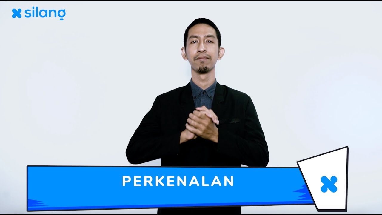 PERKENALAN MENGGUNAKAN BAHASA ISYARAT INDONESIA - YouTube