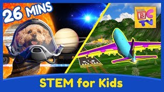 Science and Engineering Educational Compilation for Kids - Planets, Airplanes and More!