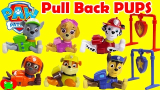 Paw Patrol Pull Back Pups Rescue Rocky With Surprises