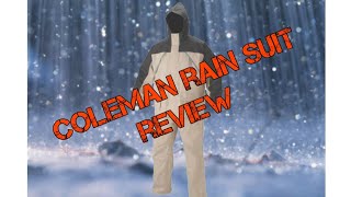 Coleman PVC rain suit overview (vlog 57)
