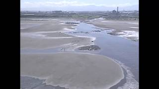 1998年空中鳥瞰桃園工業區海岸汙染