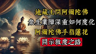 地藏王問阿彌陀佛：眾生業障深重如何度化？阿彌陀佛手指蓮花這樣開示|佛教 |佛學知識|修心修行|禪悟人生 |金剛經|南無阿彌陀佛|