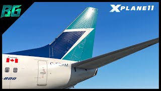 WestJet Canadian Travelers | Zibo 737 | X-Plane 11 (VATSIM)