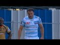 Jamie Roberts terrible pass wrecks Racing-Métro try