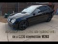 HOW TO REPLACE AND CHANGE SPARK PLUGS & IGNITION COIL PACKS ON A C230 KOMPRESSOR W203