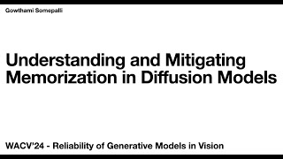 [WACV'24] Understanding training data memorization in diffusion models and ways to mitigate it.