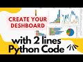 Data Visualization Dashboard with 2 Lines Python Code in Jupyter Lab|| Easiest Dashboard|#DrMunshi