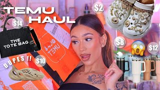 MASSIVE TEMU DUPES HAUL | AFFORDABLE DUPES FOR EXPENSIVE ITEMS !! 15+ ITEMS UNDER $100 OMG !!!