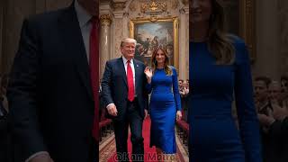 President Donald trump with Melania #apt #fyp#president #47th #donaldtrump #ymca #melania #youngman