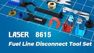 Fuel Line Disconnect Tool Set | 8615 | Laser Tools |