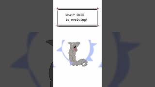 Onix Evolves Into Steelix Pokemon Evolution Animation