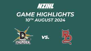 Game Highlights: Phoenix Thunder vs. Canterbury Red Devils - NZIHL 10th August 2024