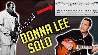 LEARN THIS GREAT CHARLIE PARKER SOLO - LESSON + TAB