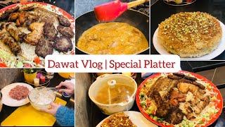 Aisi perfect Dawat jo khae apkay gun gae 🥰️ Special Platter For Dawat | Silk and smooth Korma