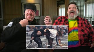 The Undertaker and Mick Foley watch iconic Hell in a Cell Match: WWE Playback