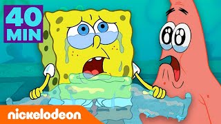 سبونج بوب | أكثر لحظات سبونج بوب الحزينة | حلقة لمدة 40 دقيقة | Nickelodeon Arabia