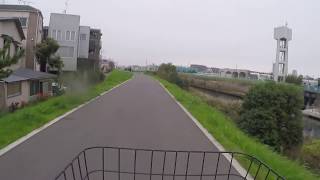 AEON Komaoka イオン駒岡店 to home Shin-Kawasaki 新川崎  along the Tsurumi つるみ川