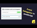Event Delegation In JavaScript Step by Step Guide