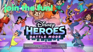 disney heroes: battle mode// collect 200+ heroes