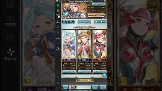 【グラブル】光古戦場EX+ 肉集め 非AT ０ポチ黄龍１召喚 ゼウス編成 サティ１本のみ　限定キャラなし・サブ不可石ゼウスのみ