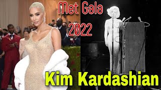 Kim Kardashian & Pete Davidson on Kim Wearing Marilyn Monroe's Dress | Met Gala 2022. Celebrity Life