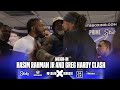 HASIM RAHMAN JR AND GREG HARDY CLASH DURING WEIGH-IN FACE OFF | Misfits Boxing