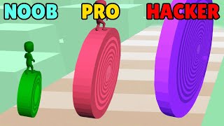 NOOB vs PRO vs HACKER in Layers Roll