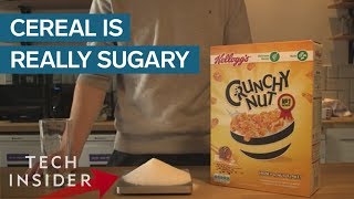 Real Amount Of Sugar In Popular Breakfast Cereals