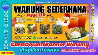 Cara Desain Banner Warung Makan Menggunakan Aplikasi Canva Doovi