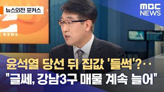 [뉴스외전 포커스] 윤석열 당선 뒤 집값 '들썩'?‥\