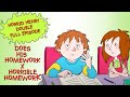 Does His Homework - Horrible Homework | Horrid Henry DOUBLE Full Episodes