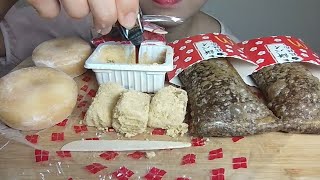 【咀嚼音/Mukbang/Eating Sounds マクドナルド新商品　信玄餅パイ　信玄餅雪見大福　Shingen-mochi* pie ice cream