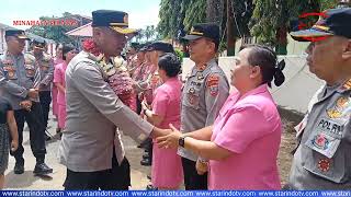 Isak Tangis Warnai Acara Pelepasan Mantan Kapolres Minsel AKBP Bambang C.Harleyanto,SIK