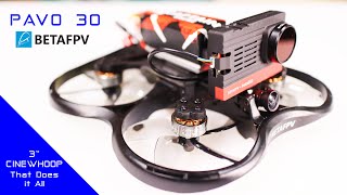 BETAFPV PAVO 30 is a fun FPV Pusher Cinewhoop Drone