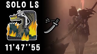 MHWI FATALIS SPEEDRUN SOLO - LONGSWORD - 11'47\