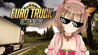 【holoID】EURO TRUCK SIMULATOR 2 : driver ngantuk antar kota【Ayunda Risu】