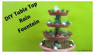 DIY Table Top Rain Fountain