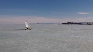 Im Geschwindkeitsrausch: Eissegler auf dem Baikalsee