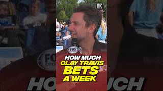 How much does Clay Travis bet per week?! 🏈