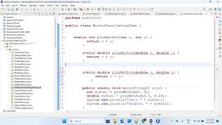 Session_27 Method Overloading concept in JAVA