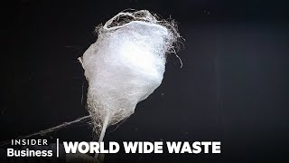 How A Modified “Cotton Candy” Machine Makes Plastic Fibers For Insulation | World Wide Waste