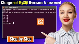 How to change Xampp root MySQL Username and password (2026)