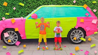 سيارة فلاد ونيكي الملونة للأم وقصص المغامرات الأخرى للأطفال