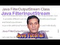 😻Java FilterOutputStream | FilterInputStream class tutorial with example run code | #ShahTutorial😻