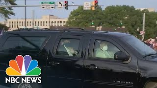 Secret Service Drove Trump Around In Protective Gear During Covid Diagnosis | NBC News NOW
